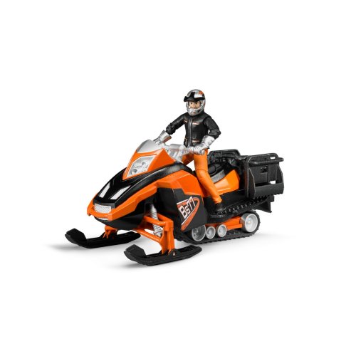 Игровой набор Bruder Снегоход с водителем, 21 см 63101