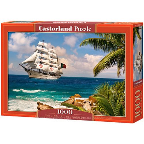 Пазлы Castorland 1000 эл. Парусник в тропиках