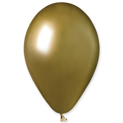 Гелиевый Шарик латексный Хром золото ShinyGold (1102-3170)