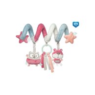 Игрушка мягкая спираль для кроватки / коляски Canpol Babies Pastel Friends - розовая (68 / 064_pin)