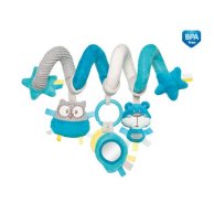 Игрушка мягкая спираль для кроватке/коляски Canpol babies Pastel Friends - бирюзовая (68 / 064_tur)