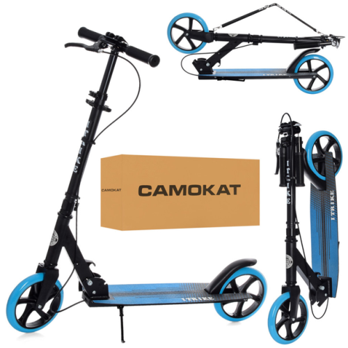 Детский самокат I-Trike двухколесный, синий SR 2-049-1-WBL