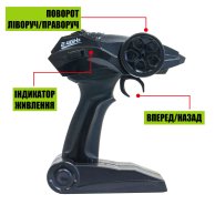 Автомобиль на радиоуправлении KS Drive Off-Road Crawler Speed King, черный SL-153RHMBl