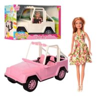Игровой набор Defa Кукла 28 см, машина 41 см 8455-BF