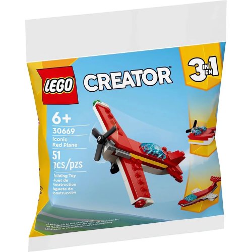 Конструктор Lego Creator Культовый красный самолет, 51 деталь 30669
