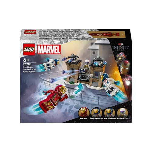Конструктор Lego Marvel Железный Человек и Железный легион против солдата Гидры, 135 деталей 76288