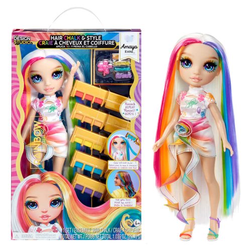 Игровой набор Rainbow High Мелки для волос и стиль Амая 526780