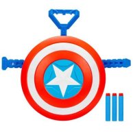 Бластер-браслет Hasbro Марвел Мех Страйк Nerf Marvel Mech Strike Щит Капитана Америки F6597 (F8001)