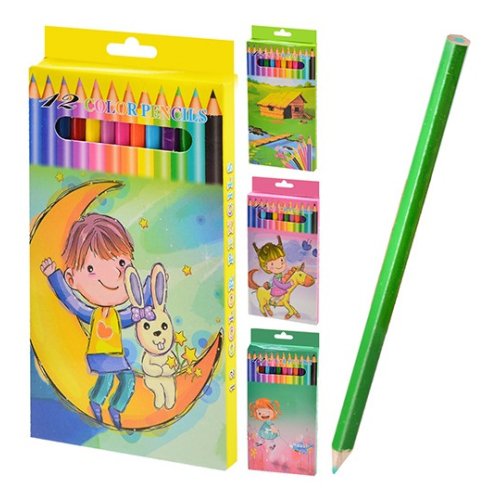Цветные карандаши 12 цв. (ST02143)