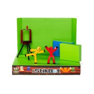 Игровой набор для анимационного творчества STIKBOT S1 – СТУДИЯ Z-SCREEN (2 экскл. фиг.,штатив,сцена)