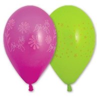 Гелиевый Шарик латексный с рисунком ассорти 10" (1103-0007)