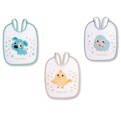 Слюнявчик Canpol babies хлопчатобумажный 3 шт.2/103