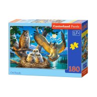 Пазлы Castorland 180 элементов Семья сов (B-018437)