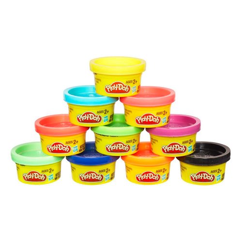 Набор Пластилин, 10 контейнеров в тубе Play-Doh (22037)