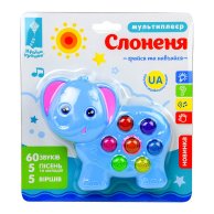 Музыкальная развивающая игрушка Слоник