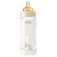 Бутылка пласт. Chicco "ORIGINAL TOUCH" 330мл.соска латексная от 4 месяцев переменный поток 27634.30