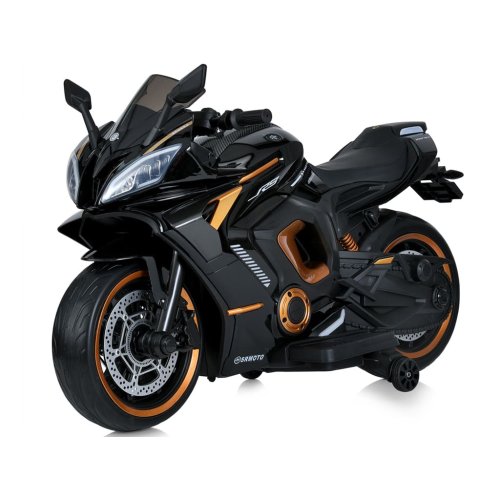 Детский электромобиль Bambi Мотоцикл Yamaha черный M 5774ELS-2