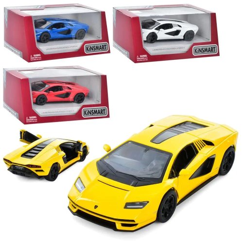 Металлическая машинка Kinsmart инерционная Lamborghini Countach LPI 800-4 в ассорт. KT5437W