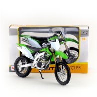 Коллекционная модель Maisto Мотоцикл Kawasaki KX 450F, 1:12, зеленый 31101-16