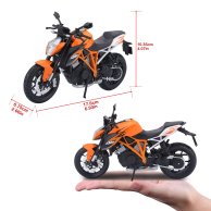 Коллекционная модель Maisto Мотоцикл KTM Super Duke R 1290, 1:12, оранжевый 31101-21.