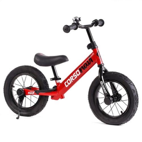 Велобег (беговел) Corso 12" Navi, красный RD-3206