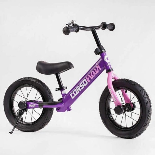 Велобег (беговел) Corso 12" Navi, фиолетовый RD-4419