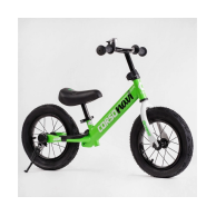 Велобег (беговел) Corso 12" Navi, зеленый RD-5674