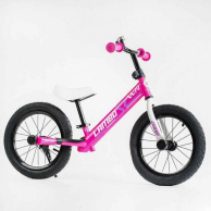 Велобег (беговел) Corso 14" Lambo, розовый L-0369
