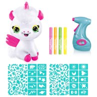 Набор для творчества Canal Toys Diy Airbrush Plush Единорог Неон с фломастерами AIR024/1