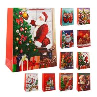 Пакет новогодний бумажный XL "Cristmas red" (TL00045-XL)