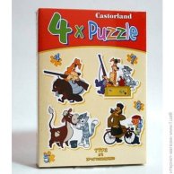 Пазлы Castorland 4х1(4,5,6,7) "Простоквашино" (B-PU04084)