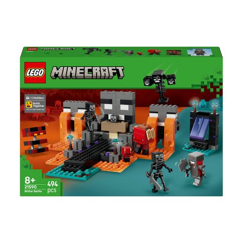 Конструктор Lego Minecraft Битва за Визер, 494 детали 21590
