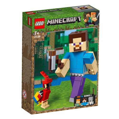 Lego Minecraft Стив c попугаем (21148)