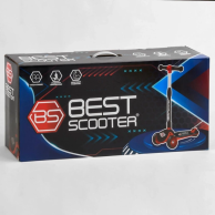 Детский трехколесный самокат Best Scooter Складная конструкция, красный 44116