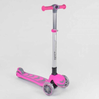 Детский трехколесный самокат Best Scooter Складная конструкция, розовый 57795