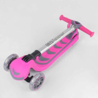 Детский трехколесный самокат Best Scooter Складная конструкция, розовый 57795