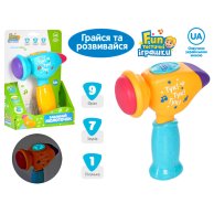 Развивающая игрушка Limo Toy Молоточек со звуками, укр FT 0031