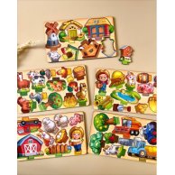 Игра с карточками "Панорама: ферма" ПСФ130