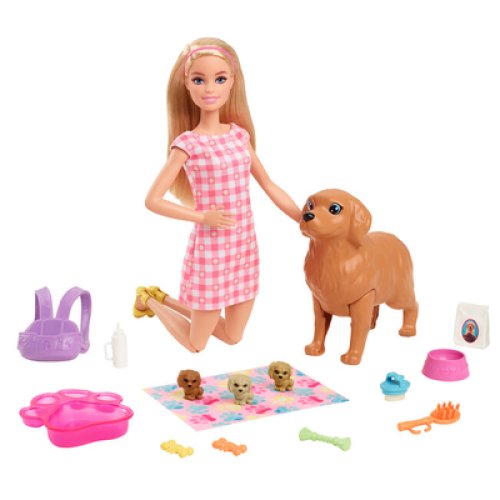 Игровой набор Mattel Барби Маленькое трио Barbie HCK75