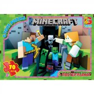 Пазлы ТМ "G-Toys" из серии "Minecraft" (майнкрафт) (MC778)