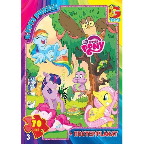 Пазлы ТМ "G-Toys" из серии "My little Pony" (Моя маленькая пони) (MLP010)