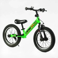Беговел Corso Lambo Велобег колеса 14 дюймов, зеленый LB-14700