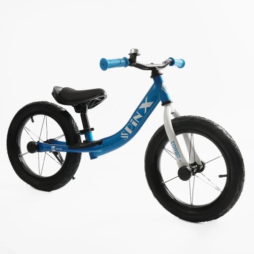 Беговел Corso Spin-X Велобег, колеса 14 дюймов, синий PX-322-94
