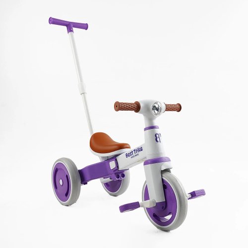 Трехколесный велосипед Best Trike колеса 10/8 дюймов, фиолетовый LB-10571