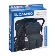 Сумка для коляски El Camino длинный ремень, 6 карманов, графит ME 1046