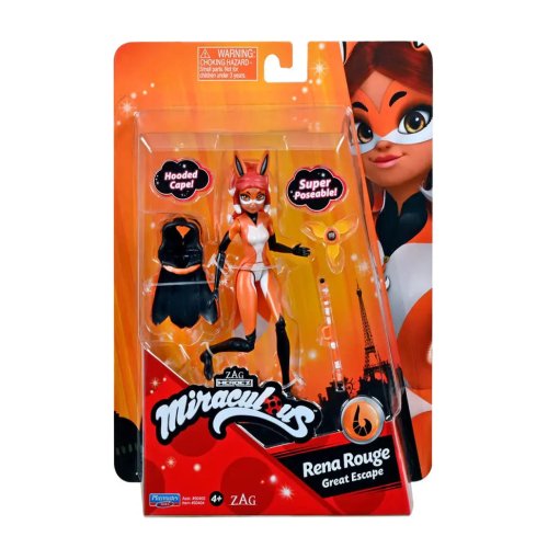 Кукла Playmates Toys Леди Баг и Супер-Кот S2 Рена Руж, 12 см 50404
