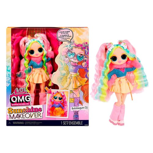Игровой набор L.O.L. Surprise! O.M.G. Sunshine Makeover DJ Баблгам 589426