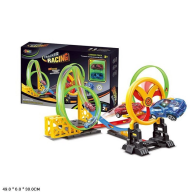Игрушка A-Toys Светящийся в темноте автотрек с двумя машинками D663-604
