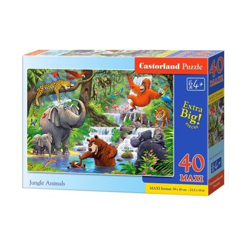 Пазлы Castorland 40maxi эл. Животные в джунглях