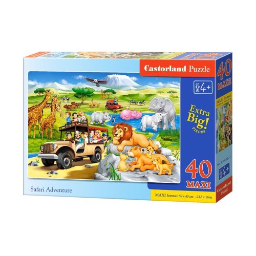 Пазлы Castorland 40maxi эл. "Увлекательное сафари"